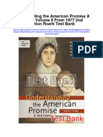 Understanding The American Promise A History Volume II From 1877 2nd Edition Roark Test Bank