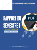 Rapport Semestre 1