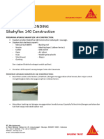 Metode Aplikasi Sikahyflex 140 Construction