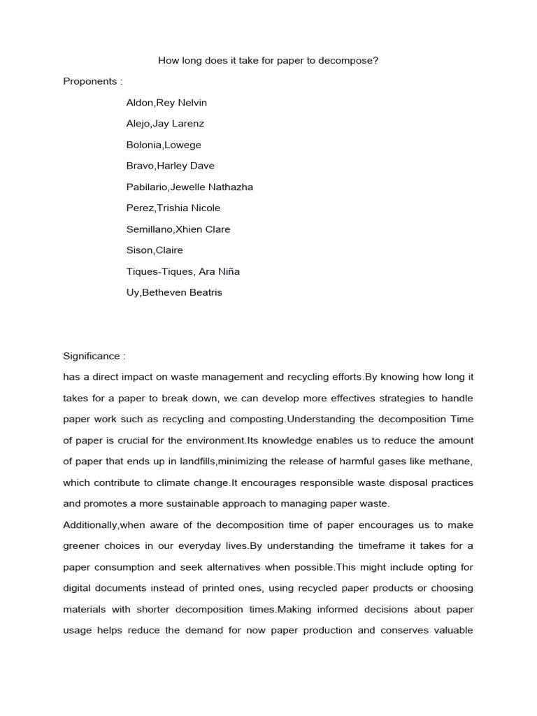 How long does it takes for a paper to 2 PDF Paper Pulp