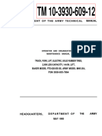 Department of The Army Technical Manual: Operator and Organizational Maintenance Manual