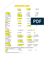 Practice For Unit 2 19.10.2023