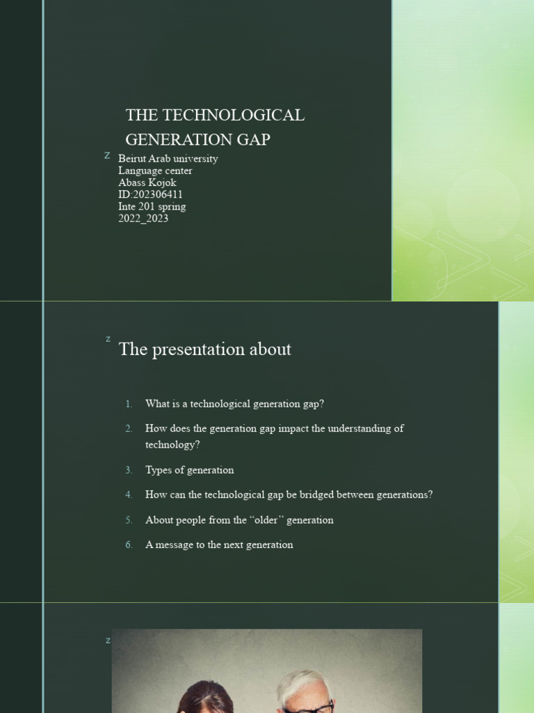 Bridging the Technological Generation Gap | PDF | Baby Boomers ...