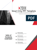 Smart City PPT Template: (Year-End Summary) (New Year Plan) (Descriptive Report) (Work Report)