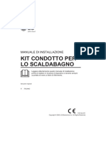 Manuale Installazione Kit Condotto Scaldacqua