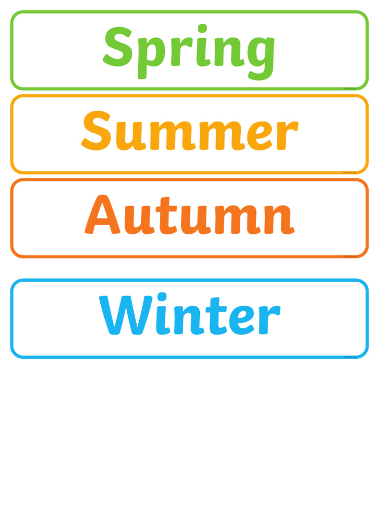 Seasons | PDF
