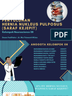 Penyuluhan Hernia Nukleus Pulposus (Saraf Kejepit) : Kelompok Neuroscience 08