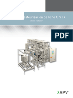APV FX Milk Pasteurizer Unit 6211 02 01 2012 ES-MX