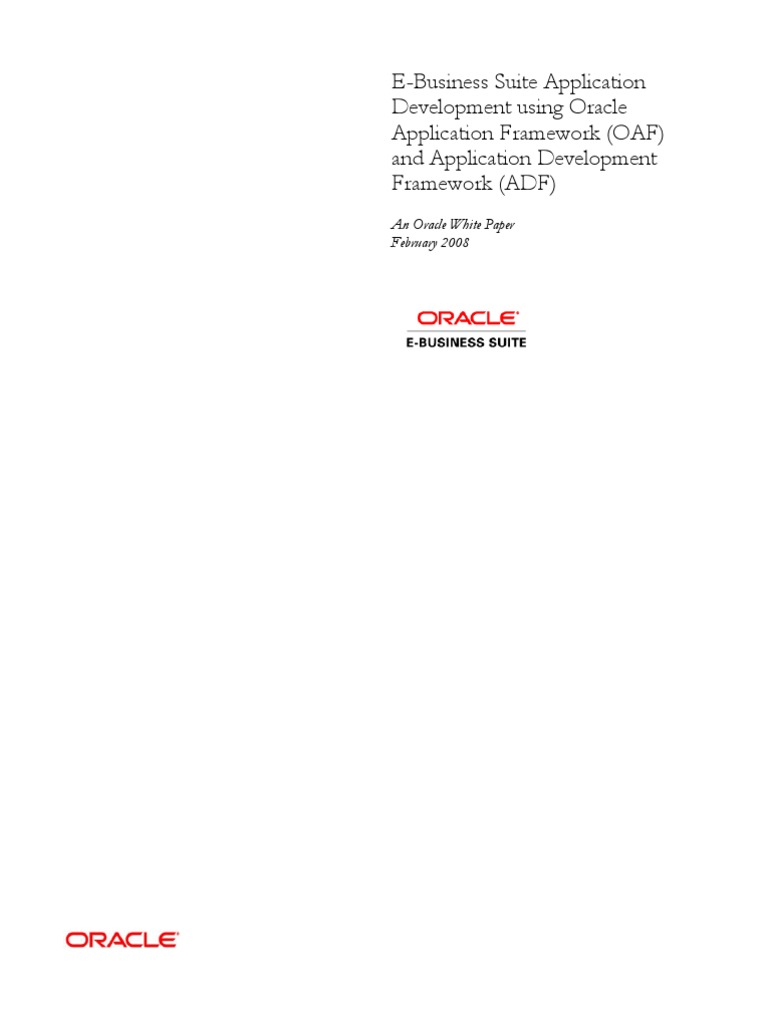 OAFandADF V2 | PDF | Model–View–Controller | Java Server Faces