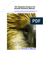 Biology The Dynamic Science 3rd Edition Russell Solutions Manual