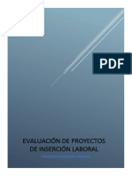 Evaluación de Proyectos de Inserción Laboral