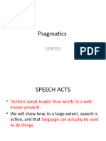 Pragmatics 1EN513, REAL