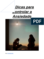 20 Dicas Para Controlar a Ansiedade