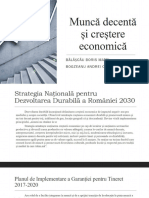 Muncă Decentă Și Creștere Economică