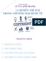 Lecture 3 - Bảo Hộ Sở Hữu Trí Tuệ Trong TMQT