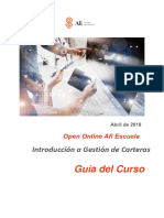 Guía Curso - Open Online Gestión de Carteras