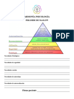 Piramide de Maslow Instrumento Autoevaluacion Psicologica