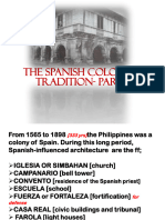 PART I of LESSON LLL SPANISH COLONIAL