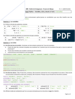 TP 1 Elements Du Langage Python - Corr