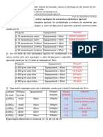 Lista de Exercícios Sobre Regulagem de Semeadora