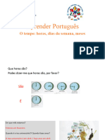 Aprender Português Tempo