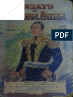 Ensayo de Historia Patria Tomo II Hermano Damasceno Montevideo 10ma Edicion 1955