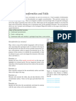 Practical 3: Unconformities and Folds: Aims of This Practical Session