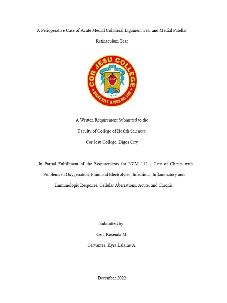 Or mcl final pdf knee surgery