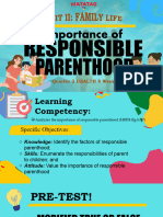Q2-COT-PPT - HEALTH8 WK7 (Importance of Responsible Parenthood)