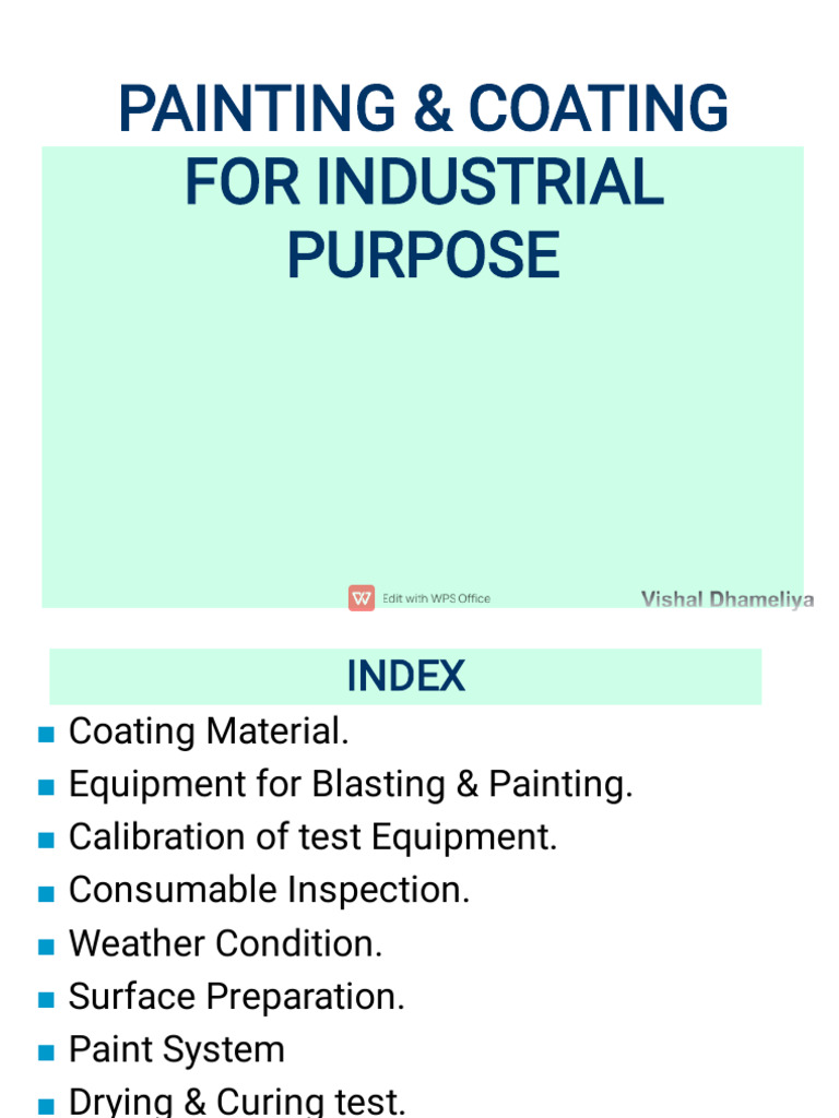 Painting -Training PPT 1 (2) | PDF | Paint | Humidity
