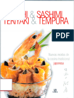 Cocina - Libro de Cocina Japonesa Hideo Dekuri - Sushi & Sashimi Teriyaki & Tempura