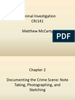 Chapter 02 Documenting The Crime Scene