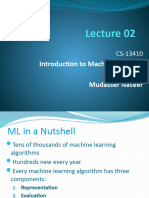 ML Lec 02 Introduction II