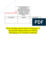 FINALE Water Soluble Starch Based Plastic Packaging A Sustainable Replacement For Plastic Packaging in E Commerce Industry