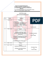 Rundown MUSKOM UBHARA JAYA