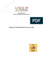 UNES - Manual Creacion Intelectual UNES - Instructivo 2020