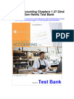 College Accounting Chapters 1-27-22nd Edition Heintz Test Bank