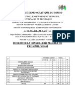 Republique Demoncratique Du Congo: Ministere de L'Enseignement Primaire, Secondaire Et Technique