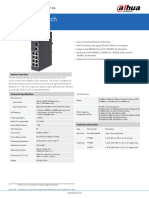 Datasheet Transmission 8 Port PoE Switch DH-PFS3110-8P-96 v001.005