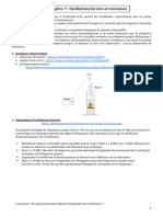 Chap. 7-Oscillations forcées