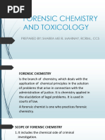 Mahinay Forensic Chemistry and Toxicology