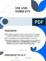 INTRO TO PHILO - Q2 - Freedom and Responsibility - W1