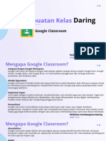 Pembuatan Kelas Daring - Google Classroom