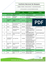 2.1 Directorio de Regiones y Subregiones