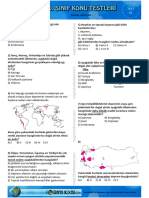 61 Dogal Afetler Testi