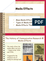 Chapter 7 Media Effects Theory