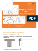 4.3 Design of T-Beams - Shortcut