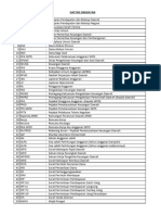 Daftar Singkatan - PALIP 11