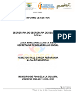 Informe Rendicion de Cuenta Asegurameinto