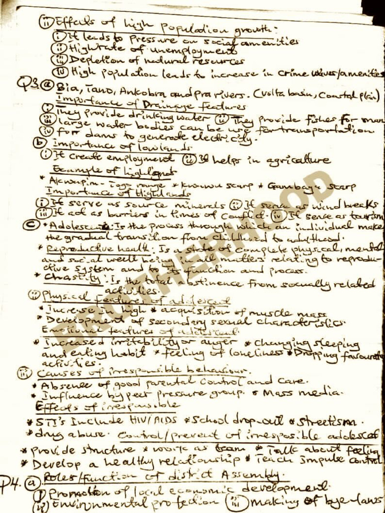 Bece Social Studies 2022 PDF